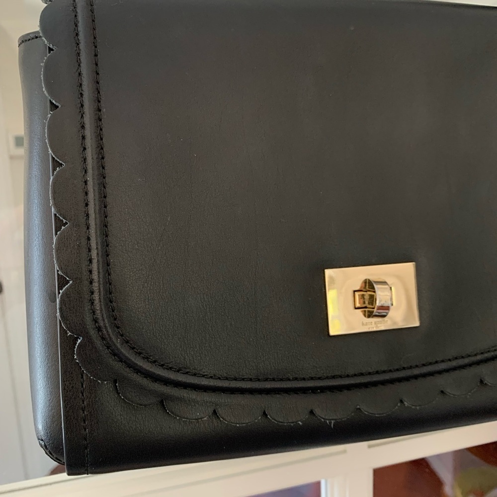 EUC kate spade Jazmin Maple Court Black Leather Purse - Picture 3 of 11